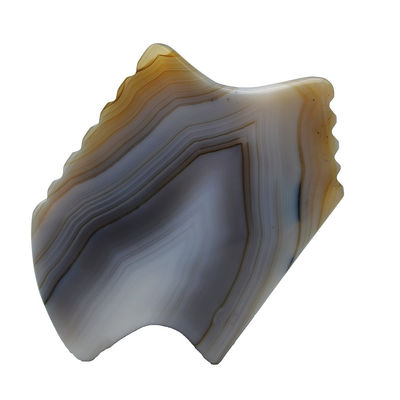 Direct verwijderen rimpels met grijze agaat Guasha Rose Quartz Gua Sha Tools Schrapen Massage Obsidian Gua Sha Steen