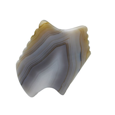 Direct verwijderen rimpels met grijze agaat Guasha Rose Quartz Gua Sha Tools Schrapen Massage Obsidian Gua Sha Steen