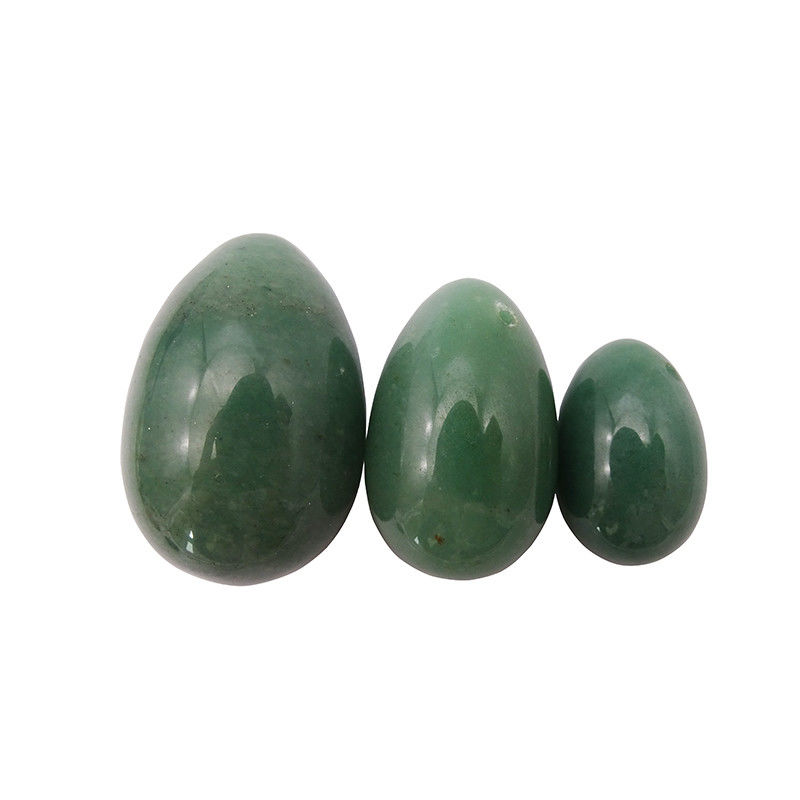 Vrouwen Gezondheid Groene Aventurine Natuurlijke Jade Eieren voor bekkenbodem en vaginale strenger