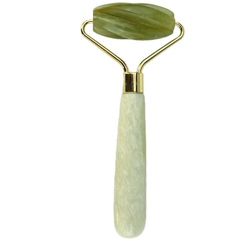 Gezichtsmassageapparatuur 100% natuurlijke Xiuyan Green Jade Roller Gezichtsmassage Jade Stone Oogmassage IJssroller Voor massagetools
