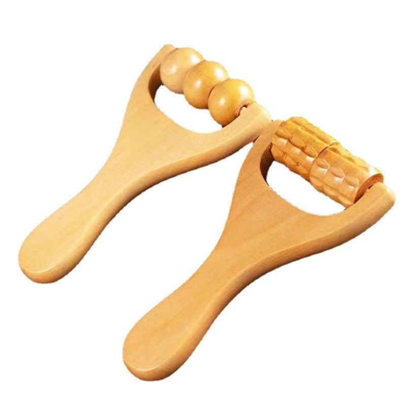 Houten gezichtsroller gezichtsgras Boom Houten massager voor trending producten Schoonheidsinstrumenten voor vrouwelijk gezicht Huidmassage