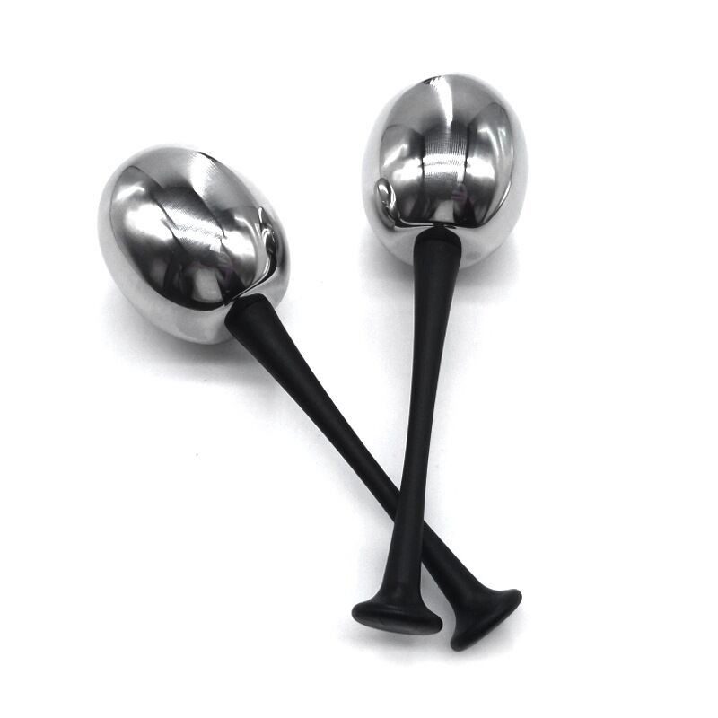 Gepersonaliseerd logo beschikbaard roestvrij staal ijs gezichtsbolletjes voor vrouwen Gezicht Ogen schoonheid cryo sticks Roller Gua Sha Freeze Tools