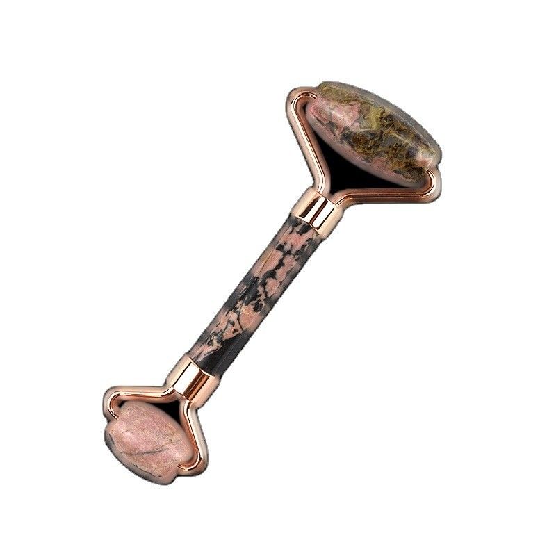 Massageapparatuur 2024 Gezichtsmassageapparatuur Rhodonit Gezichtsroller Guasha Massager Anti Aging Massage Gua Sha Tool