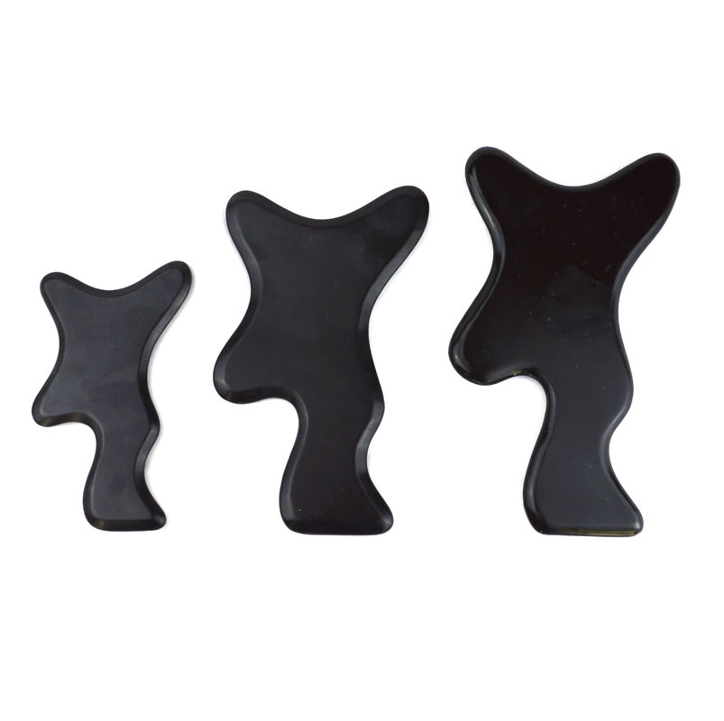Ontdek de kracht van zwarte Bian steen Gua Sha Body Massage Tools voor schoonheid en ontspanning