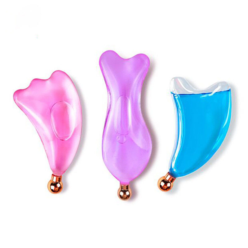 Aanpassing IJs Guasha Massage Gezicht Lift Huidverzorging Tools Cooling Beauty Gezichts IJsschalen Gua Sha Massage Tool voor SPA