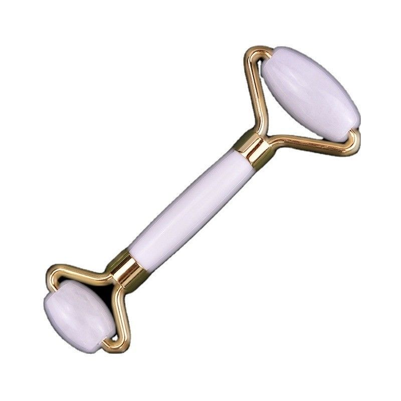 Massagetools Bestseller Natuurlijke Witte Jade Guasha Roller Massage Gezicht Bal Gua Sha Roller Massager Voor Gezichtsmassage