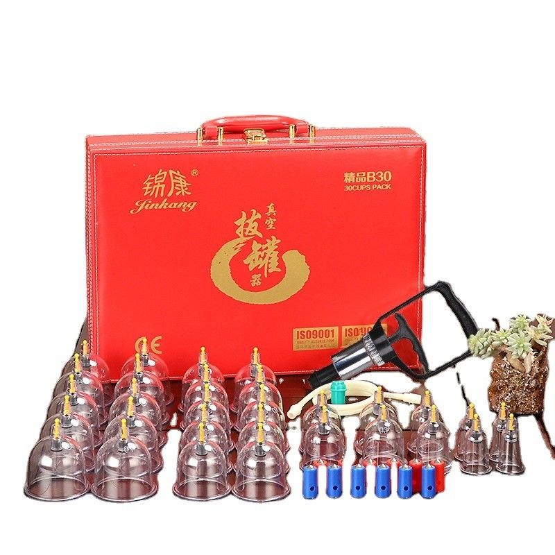 Massagetools Vacuum glas Cupping Set Chinese Aspirated Negatieve Druk Cupping Therapie voor cellulitis spierpijn