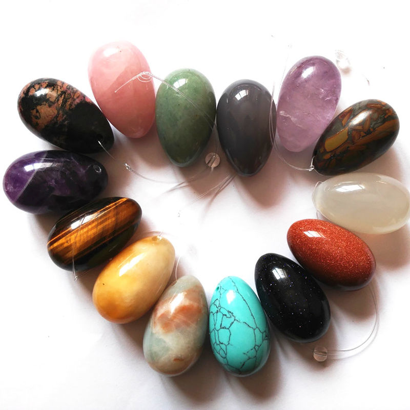 Jade Eieren Edelsteen Vrouwen Yoni Eieren 50*35/45*30/43*30/40*30/40*25/35*25/30*20mm