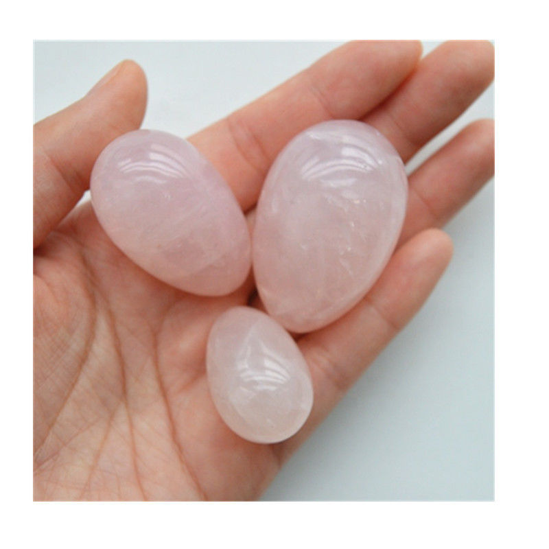 Rose Quartz Yoni Eggs voor PC-spiertraining en Kegel-oefeningen voor vrouwen