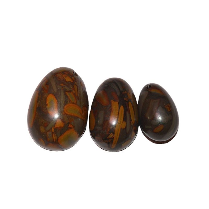 Gepolijste traditionele natuurlijke ruwe Nuwa Stone Jade Yoni eieren voor gezondheidszorg OEM ODM en technische