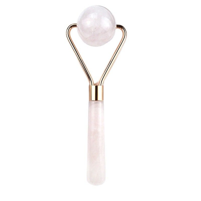 Rozenkwarts gezichtsroller Guasha 100% natuurlijk kristal Gua Sha massager voor roze schoonheidstool gezichtsmassage roze kristal