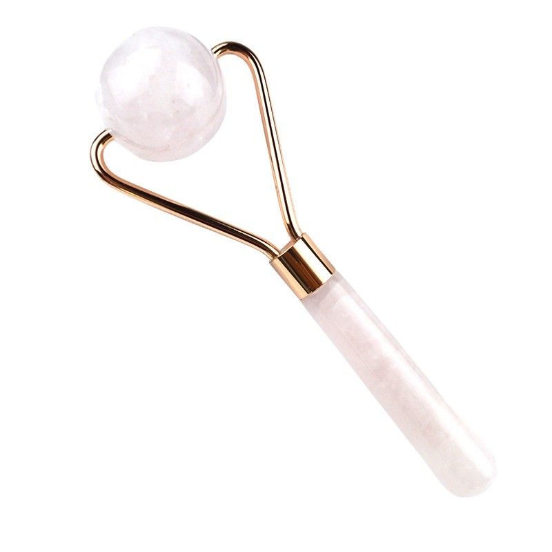 Rose Quartz Facial Gua Sha Roller en Natural Stone Scraping Plate Uw geheim voor een ontspannende gezichtsmassage