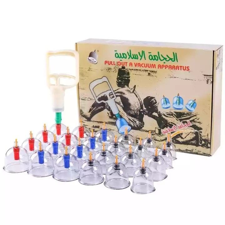 Vacuüm en Cupping Therapy Kit Handleiding Wegwerpventilator Hijama Cupping Set 24 stuks 39*27*8cm 80*42*56.5cm 20 dozen/doos