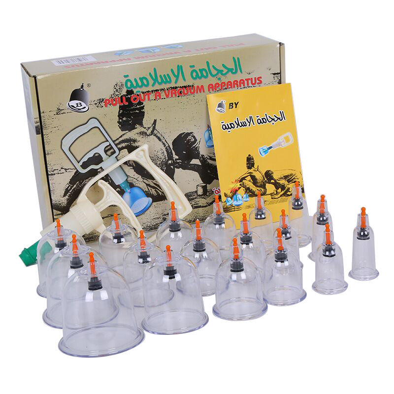 18 Cups Cupping Therapy Sets voor lichaamsmassage Spiergewrichten Pijnverlichting Fysiotherapie Milieuvriendelijk en langdurig