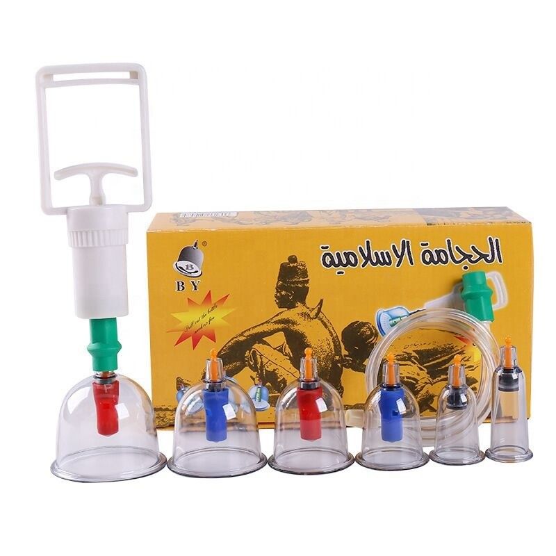 Gezonde Vacuum Cupping Jar Plastic Cupping Set voor anti-aging functie 24*13*8.2cm
