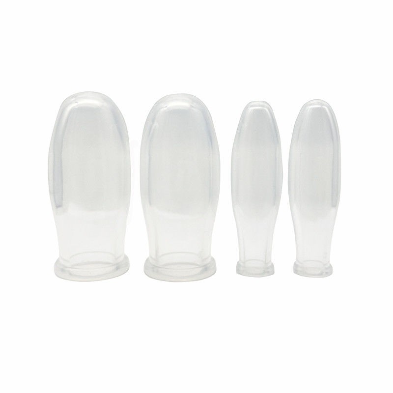 4pcs Design Transparante Silicone Gezicht Cupping Kit voor Vacuüm Silicone Therapie Massager Body Cupping Set Verbeter Lichaam