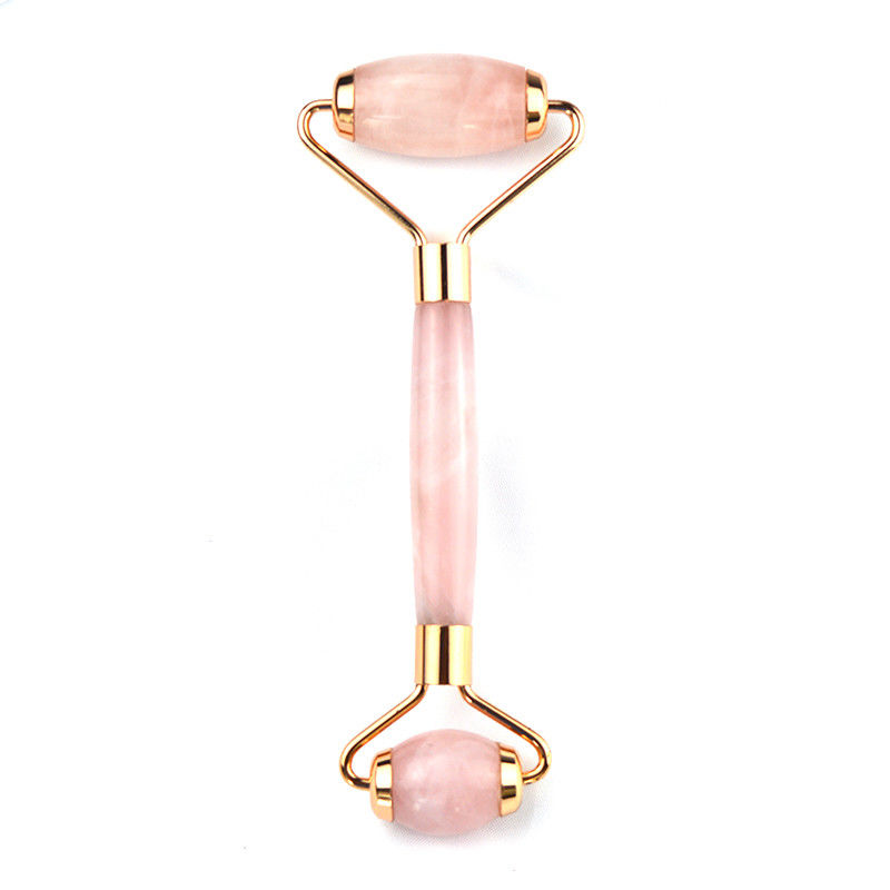 Anti-Aging Face Roller Rose Quartz Gua Sha Massage Roller voor gezichtsaccessoires