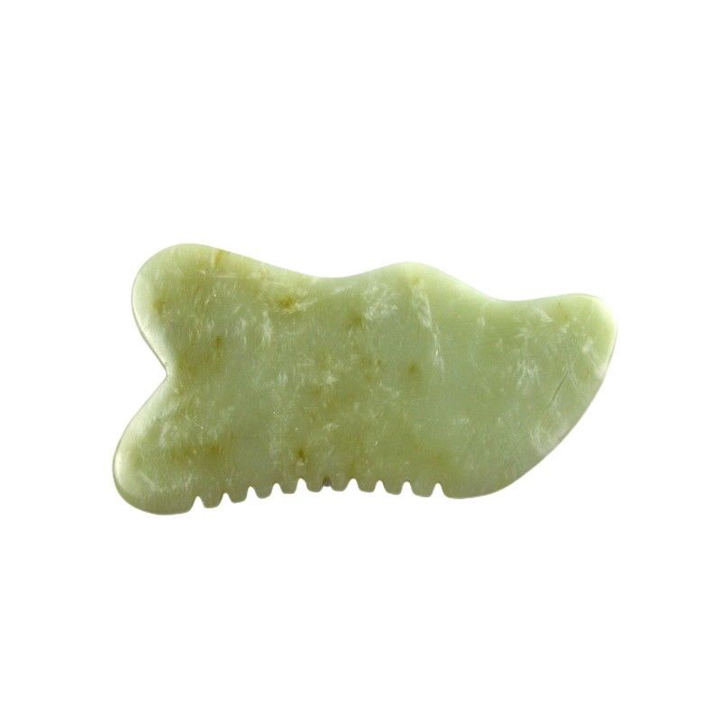 9.2*4.6cm Gua Sha Gezichtsgereedschap Natuurlijke Xiuyan Jade Stone Board voor SPA Acupunctuurbehandeling OEM/ODM Acceptabel