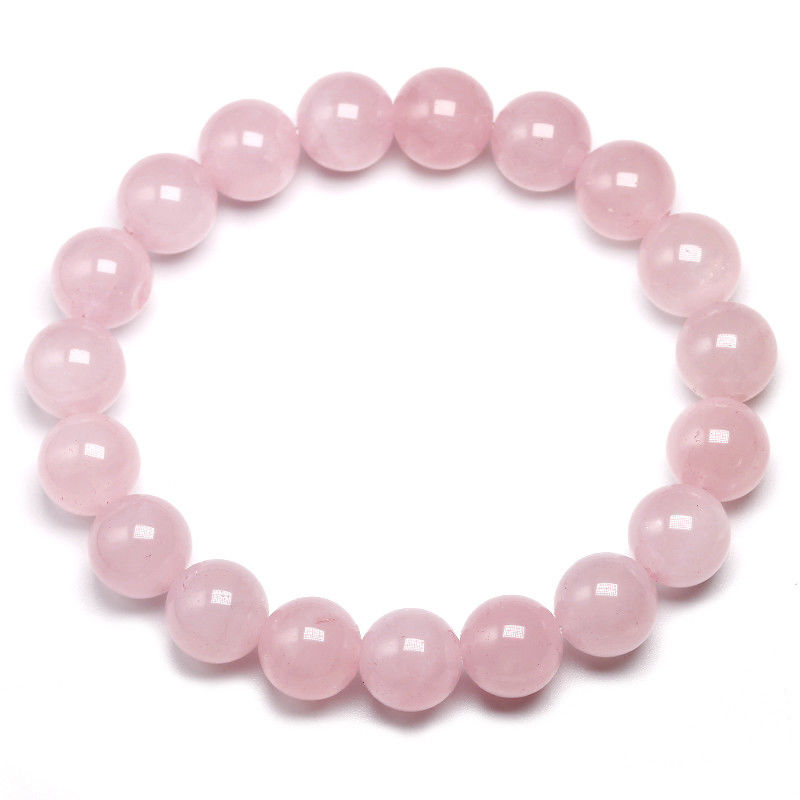 Feng Shui Rose Quartz Armband voor vrouwen handgemaakte natuursteen Chakra Juwelen cadeau