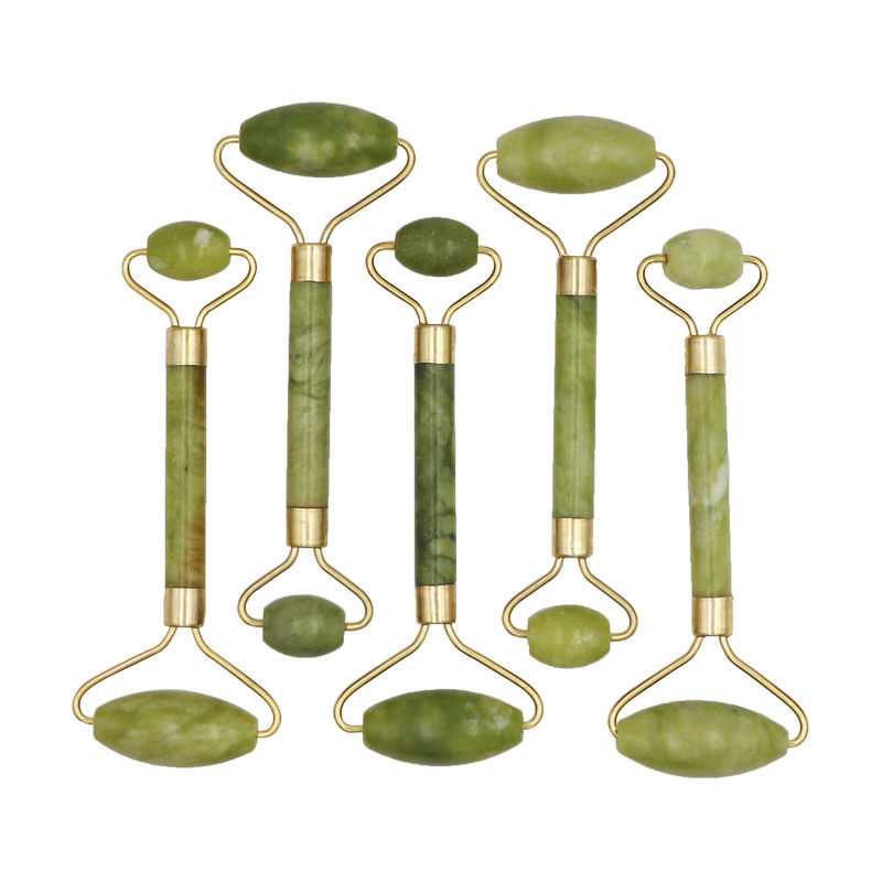 Lichaammassage Ruimte Jade steen Gezicht Guasha Massage Roller voor afslanken en opheffen Oogverzorging Gua Sha Massager