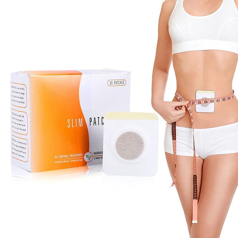 Massagefunctie 30pcs Niet-geweven stof vetverbrander Gewichtsverlies Detox Slim pleister voor navel Sticker afslanking producten lichaamsverzorging