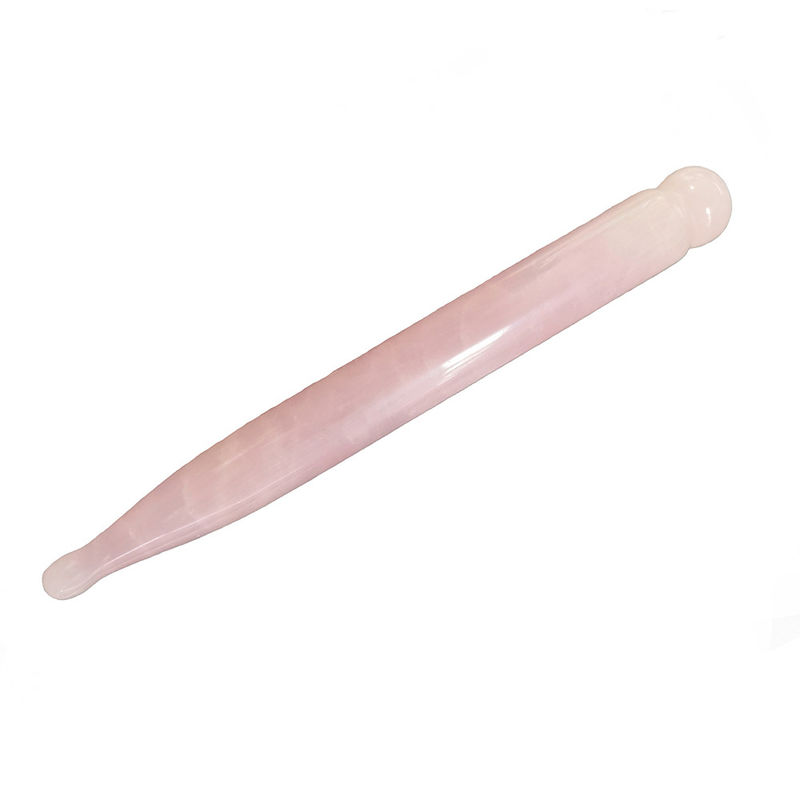 2024 Rozenkwarts Gua Sha Acupunctuurpunt Massage Guasha Pen Voor lichaamsbehandeling met beschikbaar logo Bestseller