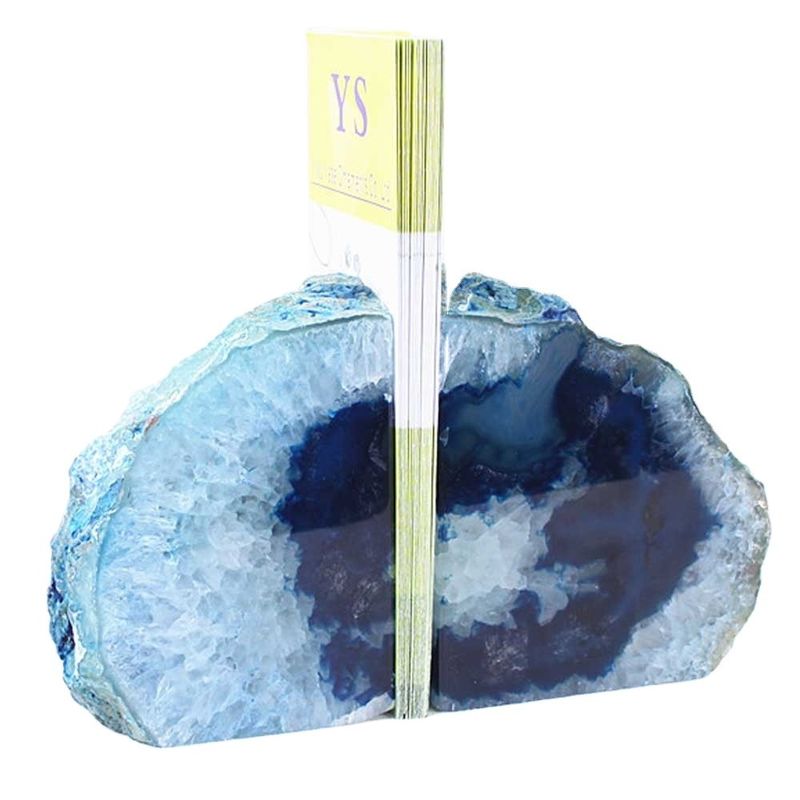 Gekleurde Agate Boek Einde Perfecte Huishoudingscadeau Voor Kunstverzamelaars