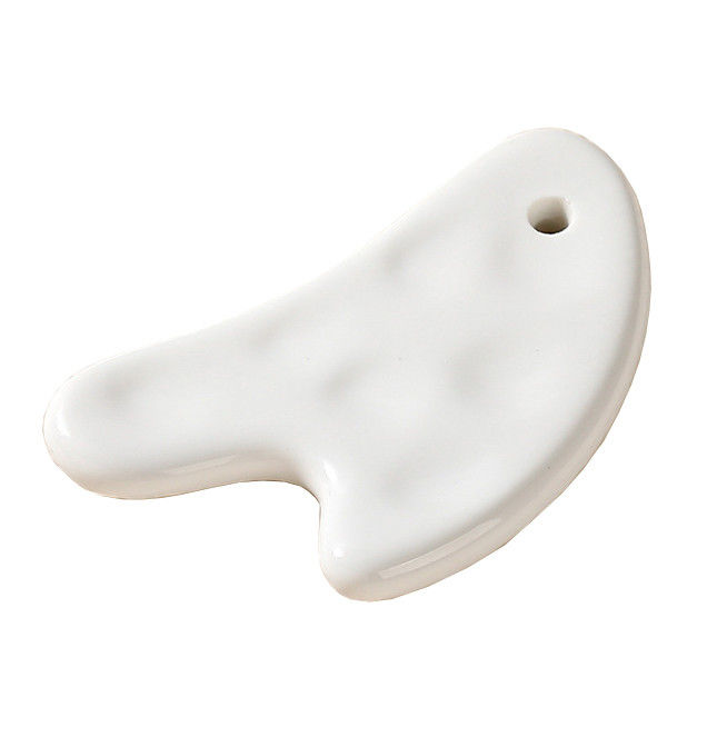 Lichaamspieren Hartvorm Keramische Gua Sha Schraapplaat voor comfortabele lichaams- en gezichtsmassagetool