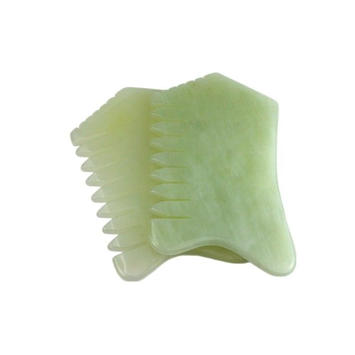 100% natuurlijke Xiuyan Jade Kam voor lichaamsverzorging Scalp Massage Tool SPA Acupunctuur Relaxatietherapie Behandeling