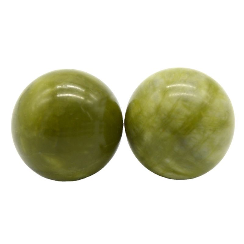 abk-116 Handmassageballen Natuurlijke Jade Massage Stone Tools Handoefening Balltherapie Oefening Grip
