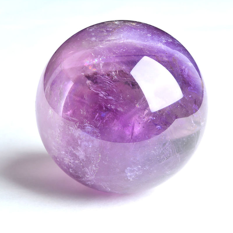 3-5/Appect Natuurlijke Amethyst Ball Fengshui Decoratie Edelsteen Bol voor huis en kantoor decoratie