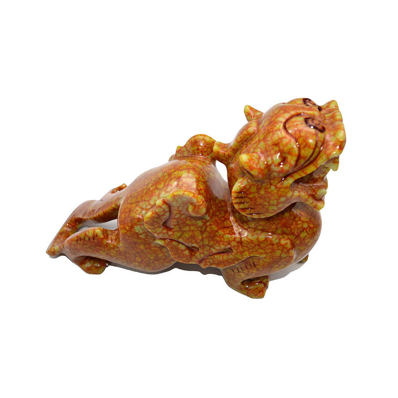 Gepersonaliseerde vorm natuurlijke jade sculpture pixiu voor kantoor feng shui op betaalbare prijs