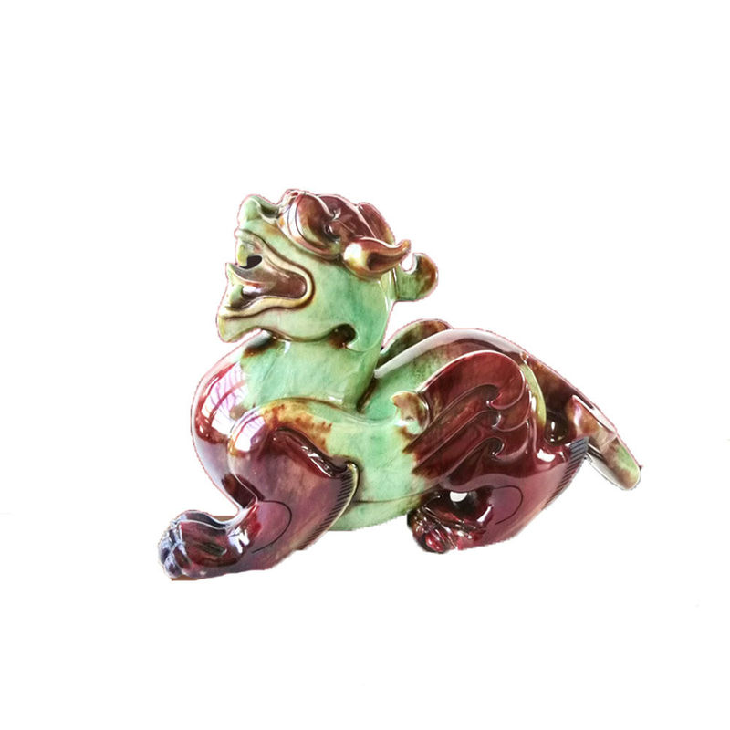 Feng Shui stijl natuurlijke jade beeldhouwwerk Pixiu perfect voor het versieren van uw huis