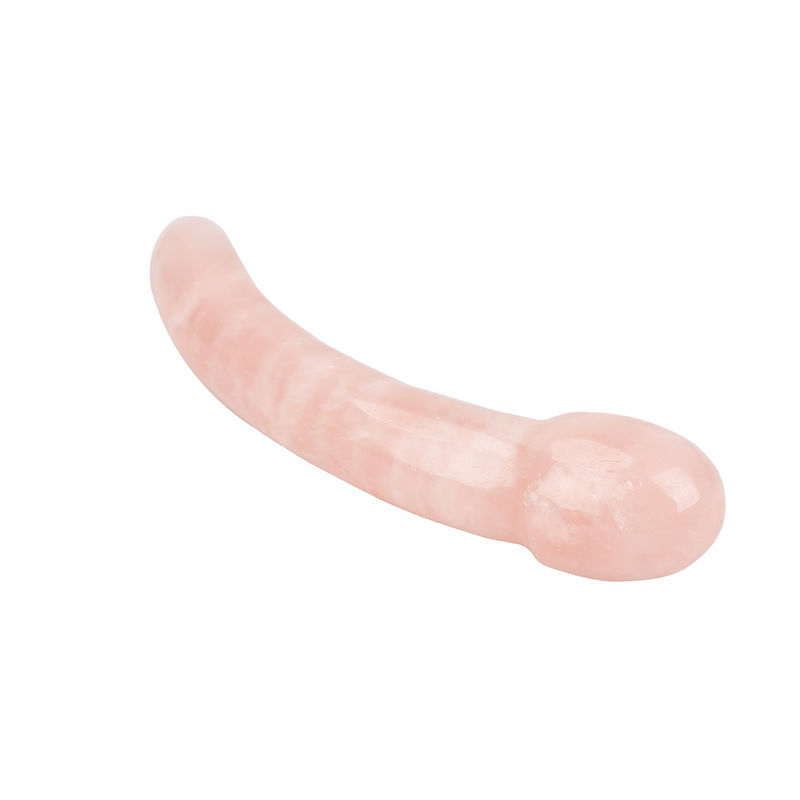 Ontspannende Rose Quartz Body Massage Yoni Stick Handgemaakt voor natuurlijke lichaams ontspanning en muzikale functie