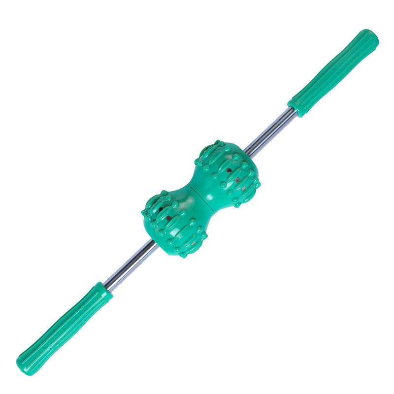 PVC Sterk Magnetisch Dubbel Ball Back Massager Body Meridian Massage Roller Handleiding Acupoint Stick Professionele service Voordeel