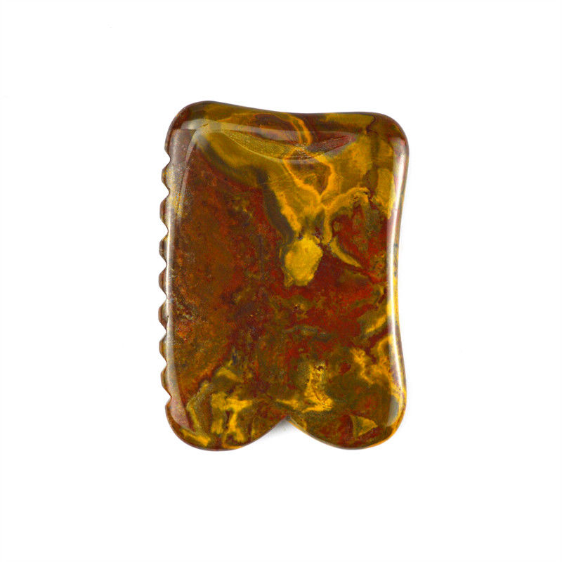 Gele Mookaite Body Massager voor Gua Sha Stone Scrapping Gezichtstherapie Massage Tool binnen uw budget