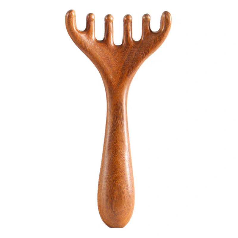 Ontgrendel uw schoonheid herten geitels vorm hoofdhuid meridian massager hoofd gua sha massage kam voor gezicht en lichaam ontspanning