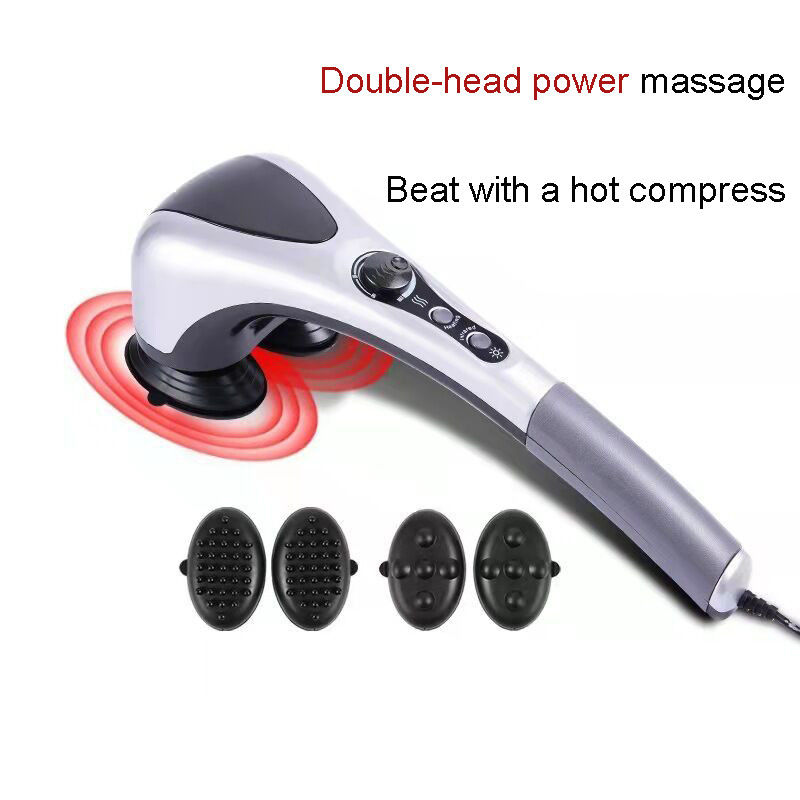 ABS Silicone Handheld Infrarood Massage Hammer voor diepe weefselmassage van Schouder Leg Voet Spieren Oneindig variabele snelheid