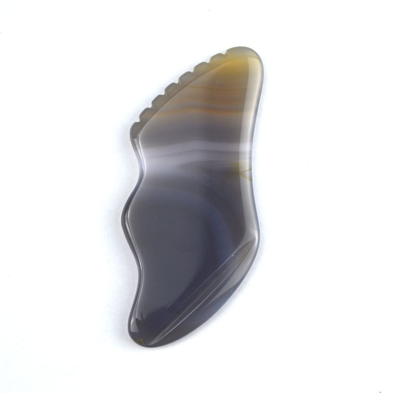 Lichaamsspieren Massageapparatuur Trending White Agate Gua Sha Schraapbord voor zelfzorg en lichaamsverzorging