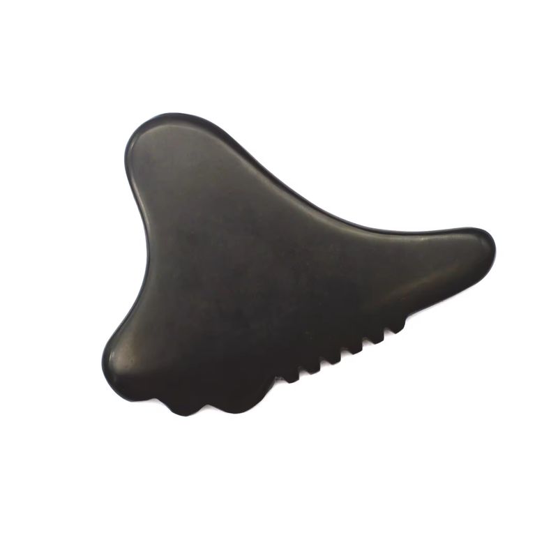 Gua Sha Tool Gezichtsmassage Bian Stone milieuvriendelijk Gezicht 105*77mm 114*74mm 2 stuks AKBS-030 voor gezichtslymfatische drainage