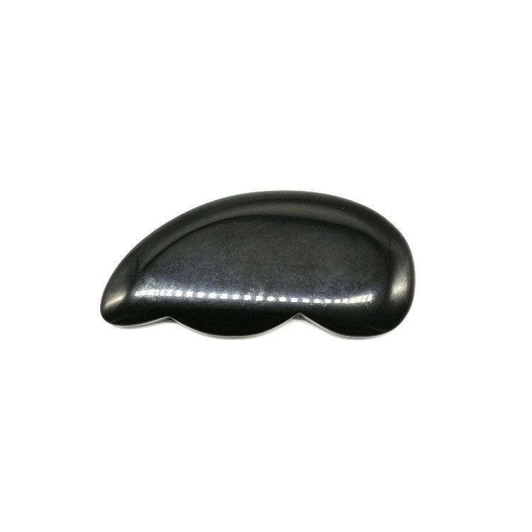 Gezichtsmassage en lichaamsschrapen 9.5*5*0.5 met zwarte Obsidian Gua Sha Stone