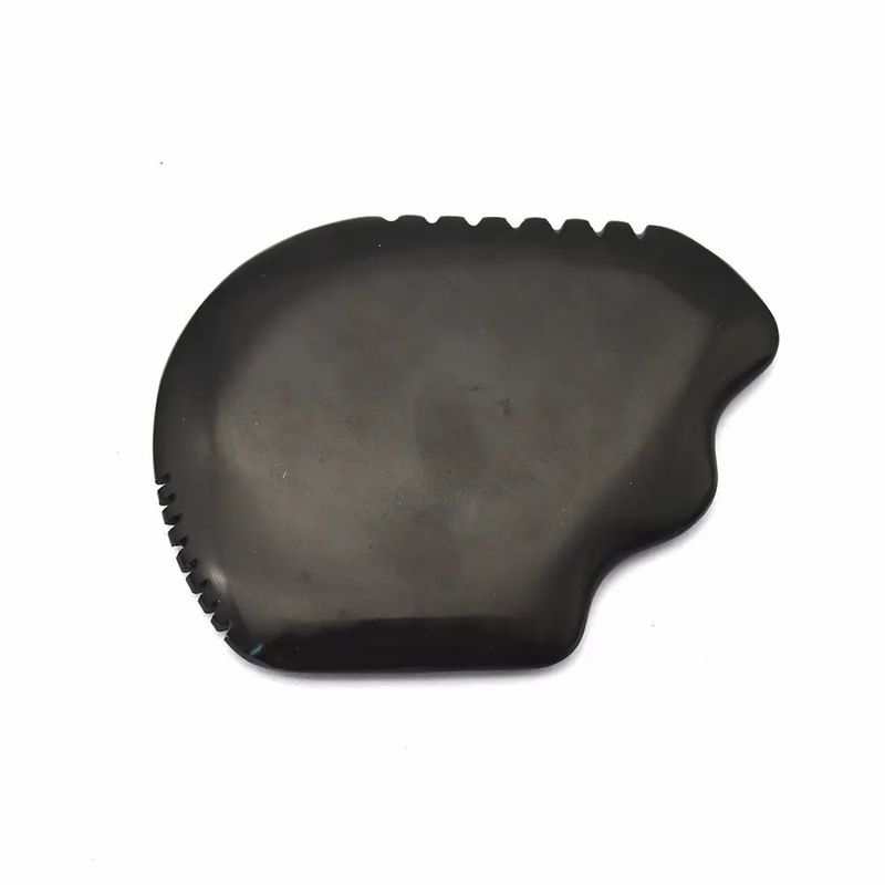 Chinese Style Massager 2024 Zwarte Bian Stone Gezicht Jade Guasha Gua Sha Schrapen Massage Tool voor SPA Acupunctuur