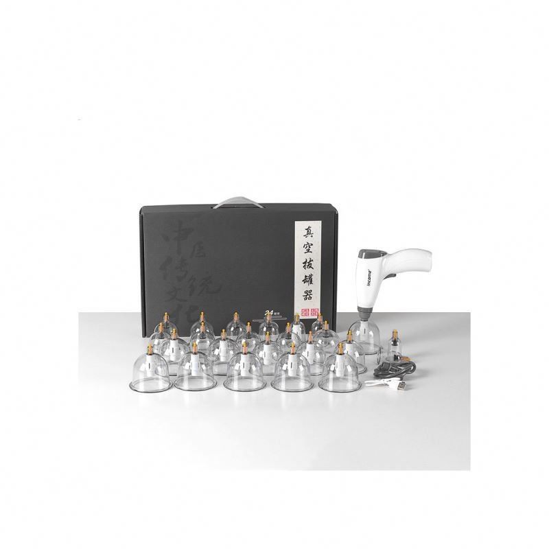 20 stuks elektrische vacuümcupping set voor body cupping therapie handleiding gua sha gereedschappen en plastic zuigcupping inbegrepen