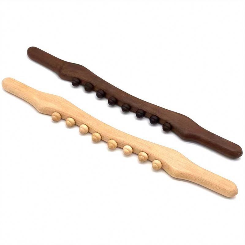 Houten Gua Sha Scraping Massage Stick voor het mobiliseren van het hele lichaam zachte weefsels en Meridian Dredging Massage Tool