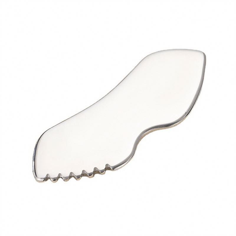 Gezondheidszorg Lichaamsmetalen schraapplank Roestvrij staal Gua Sha Tool voor aangepast logo