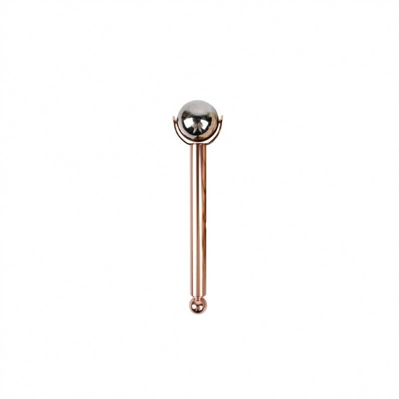 Gepersonaliseerd logo beschikbaarZink legering Gezicht afslanking apparaat Metalen gezichtsmassage rol Anti-rimpel huidverzorging schoonheidstools