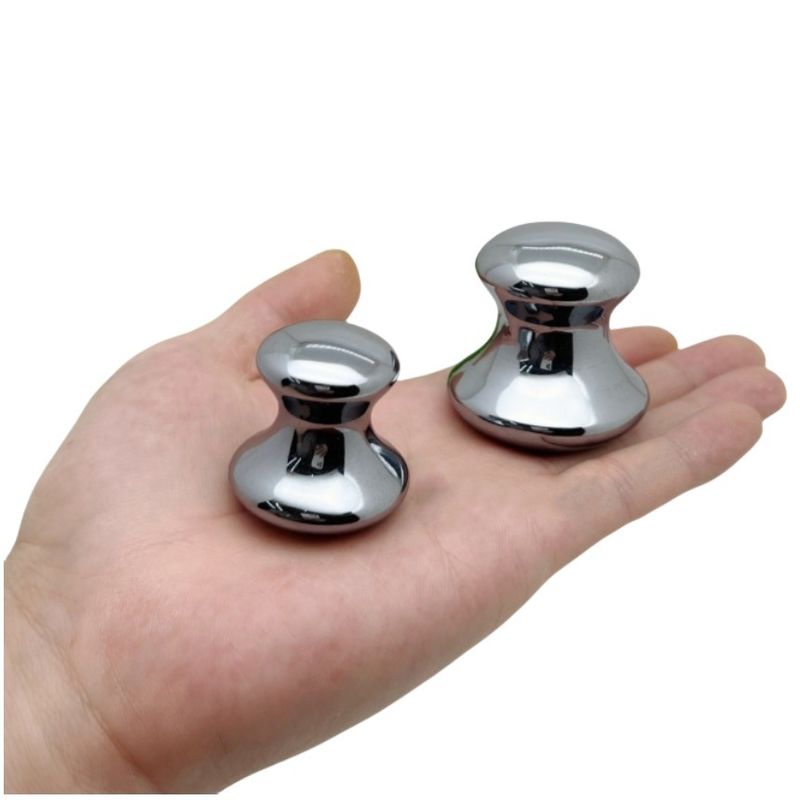 Lichaamsspieren Behandeling Handgemaakte Natuurlijke Terahertz Gua Sha Champignon Schrapen Massage Tool voor Spa Relax