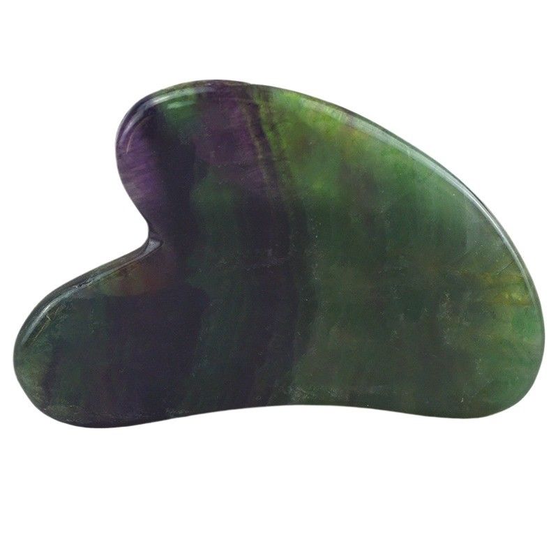 2024 Hartvorm Regenboog Fluoriet Gua Sha Massage Schraper Tool voor Body Spa