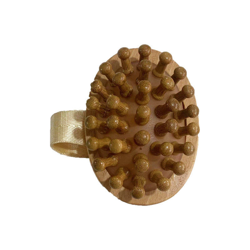 Eigenschappen Hoofdmassageapparatuur Aankomst 100% Pure Bamboe Borstel Massage Populaire Beek Hout Luchtkussing Breed mondkam