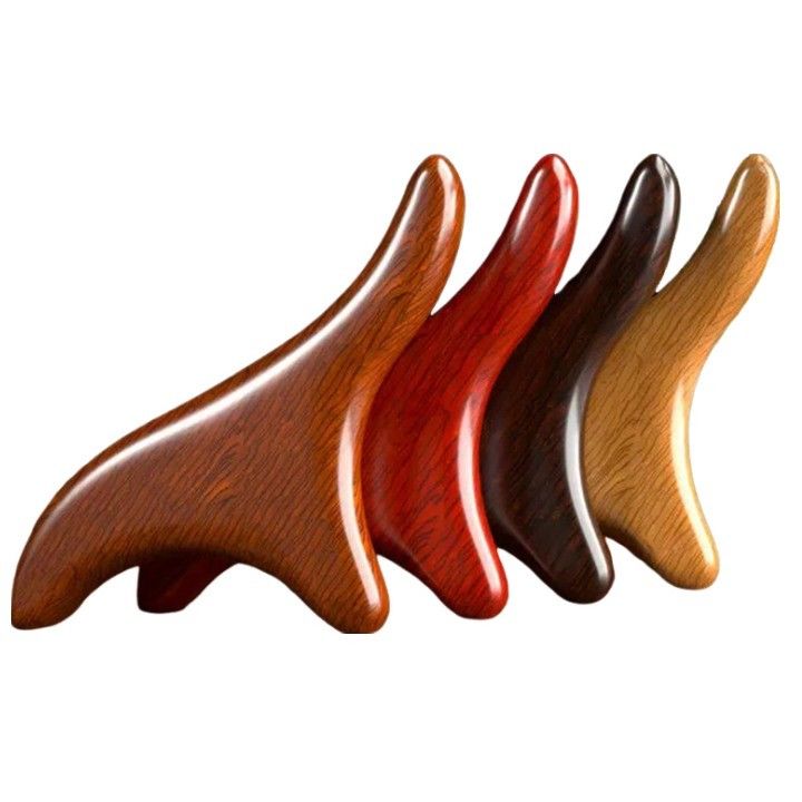 Lichaamspieren Driehoekige kegel TOP VERKOOP milieuvriendelijk Houten Gua Sha Massage Tools Houten Guasha Board Op maat gemaakt Logo beschikbaar